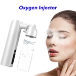 Oxygen Water Injection Skin Care Airbrush  Facial Humidifier Mini Nano Sprayer Water Oxygen Injection Meter (White)